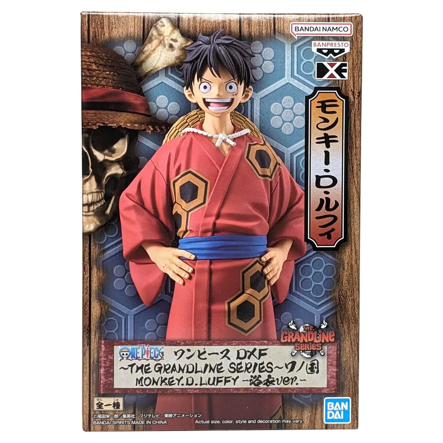 ESTATUA BANPRESTO ONE PIECE DXF THE GRANDLINE MEN: WANOKUNI - MONKEY D. LUFFY (YUKATA VER.) 88902