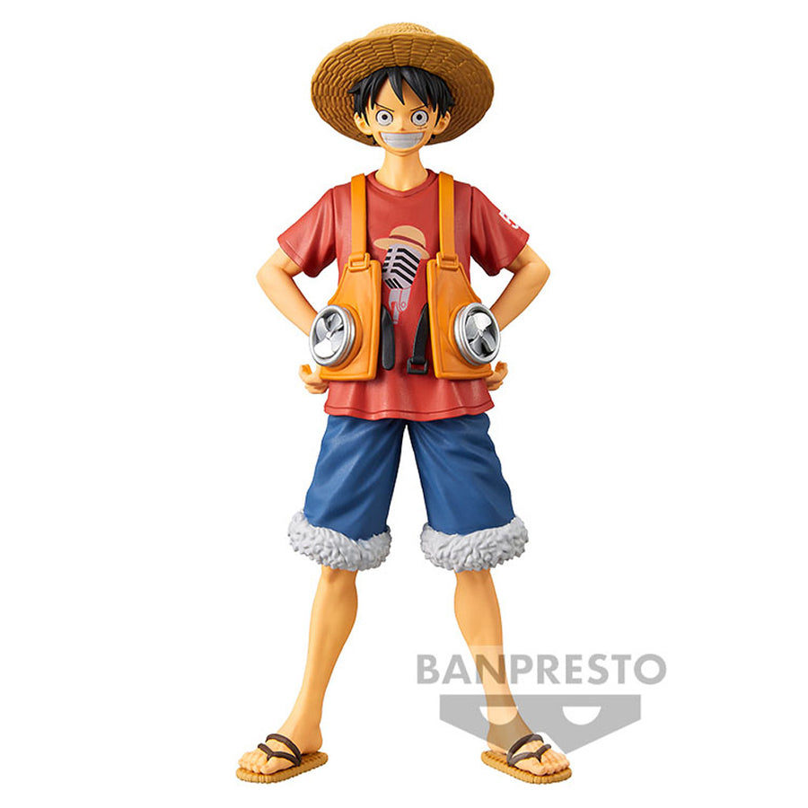 ESTÁTUA BANPRESTO ONE PIECE FILM: RED THE GRANDLINE MEN DXF VOL.1 - LUFFY (88608)