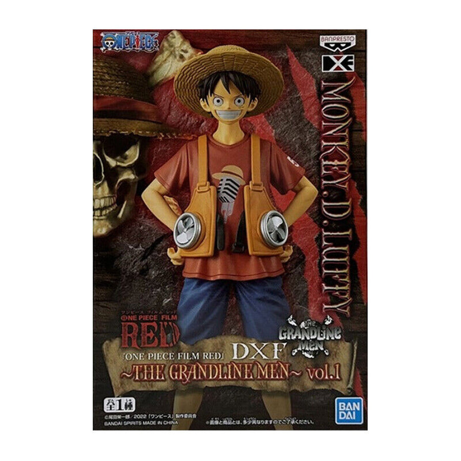 ESTÁTUA BANPRESTO ONE PIECE FILM: RED THE GRANDLINE MEN DXF VOL.1 - LUFFY (88608)