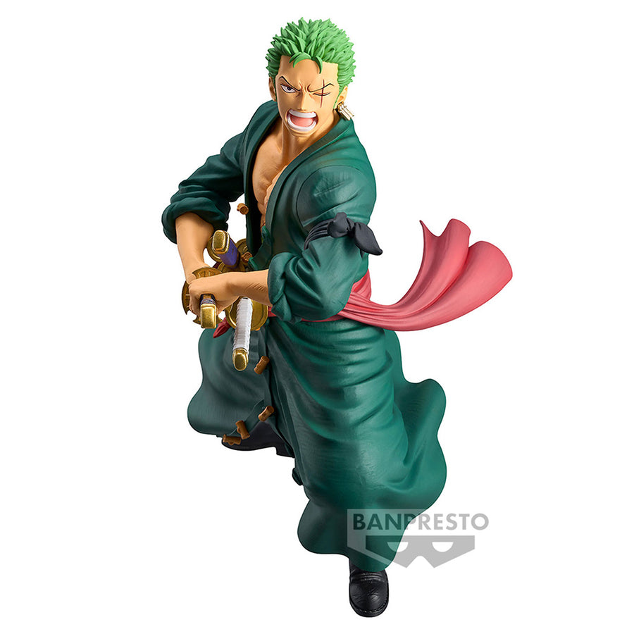 ESTÁTUA BANPRESTO ONE PIECE GRANDISTA- RORONOA ZORO (3793)