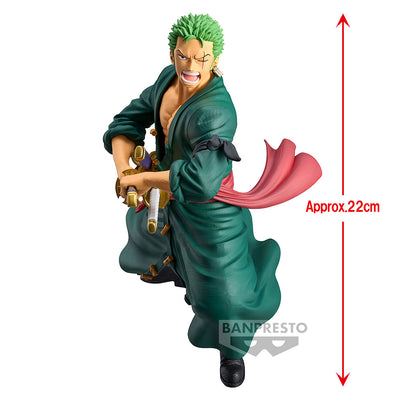 ESTÁTUA BANPRESTO ONE PIECE GRANDISTA- RORONOA ZORO (3793)