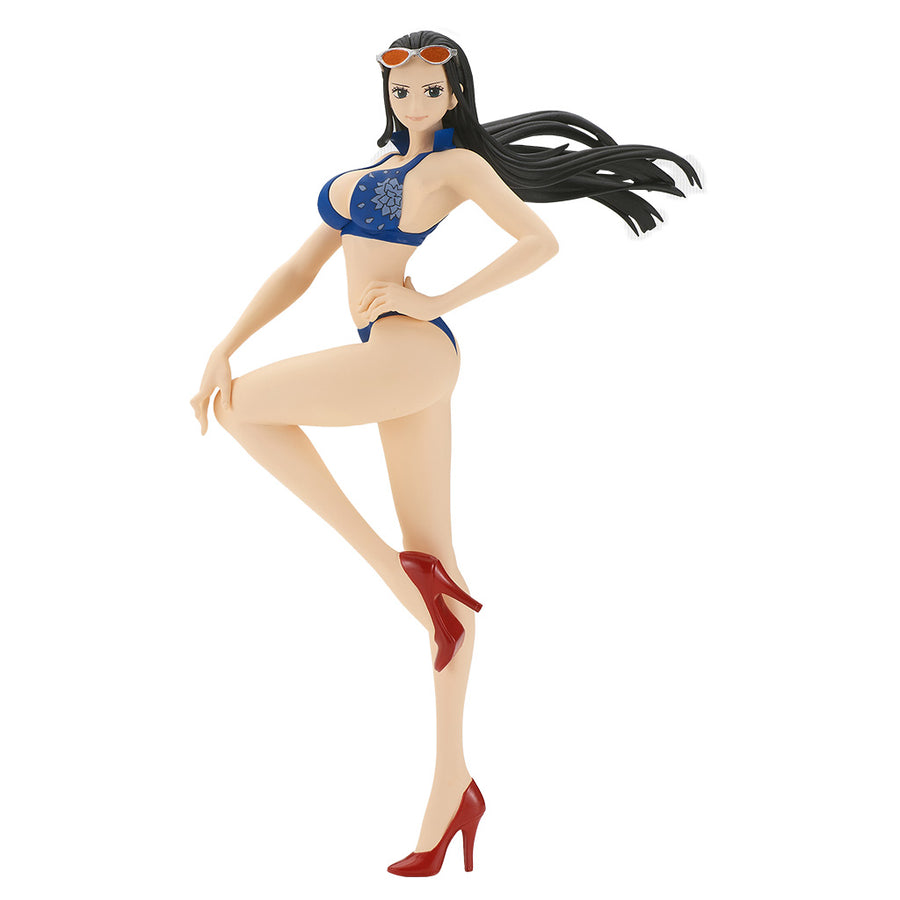 ESTÁTUA BANPRESTO ONE PIECE GRANDLINE GIRLS - NICO ROBIN ON VACATION (19281)