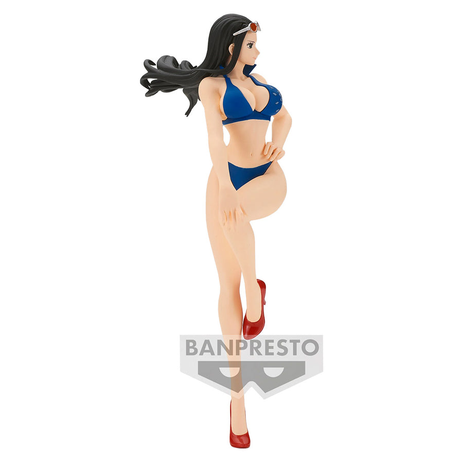 ESTÁTUA BANPRESTO ONE PIECE GRANDLINE GIRLS - NICO ROBIN ON VACATION (19281)