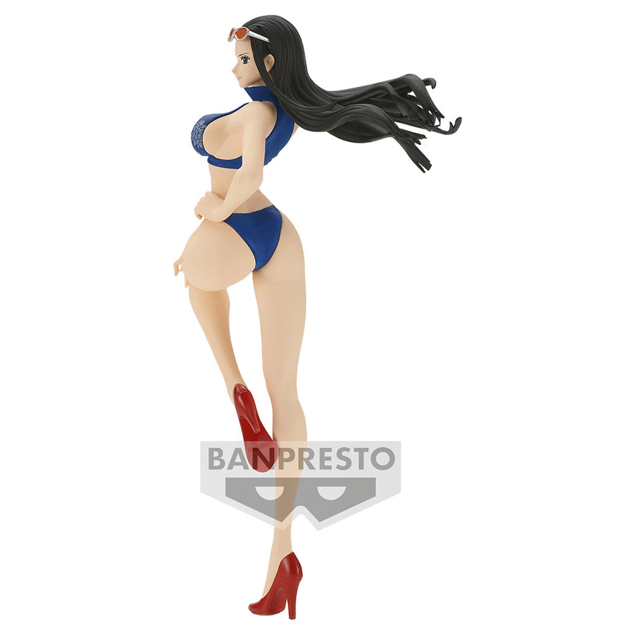 ESTÁTUA BANPRESTO ONE PIECE GRANDLINE GIRLS - NICO ROBIN ON VACATION (19281)