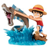 Estátua Banpresto One Piece Log Stories - Monkey D. Luffy Vs Local Sea Monster (4067)