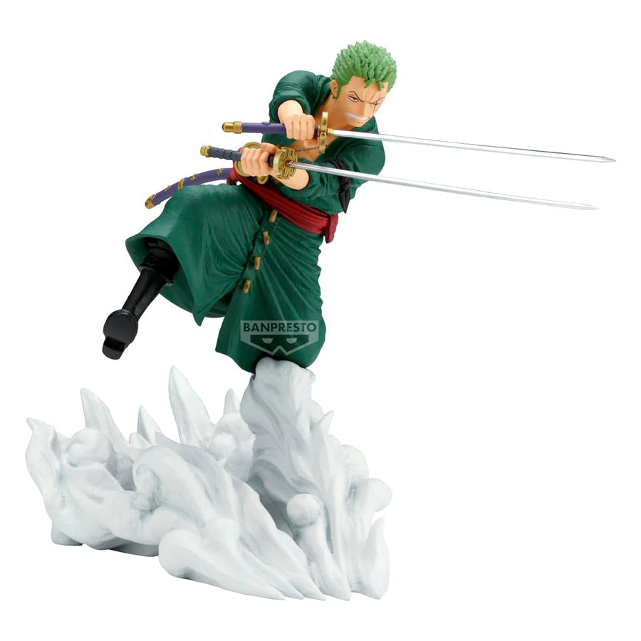 ESTÁTUA BANPRESTO ONE PIECE SENKOUZEKKEI - RORONOA ZORO (2053)