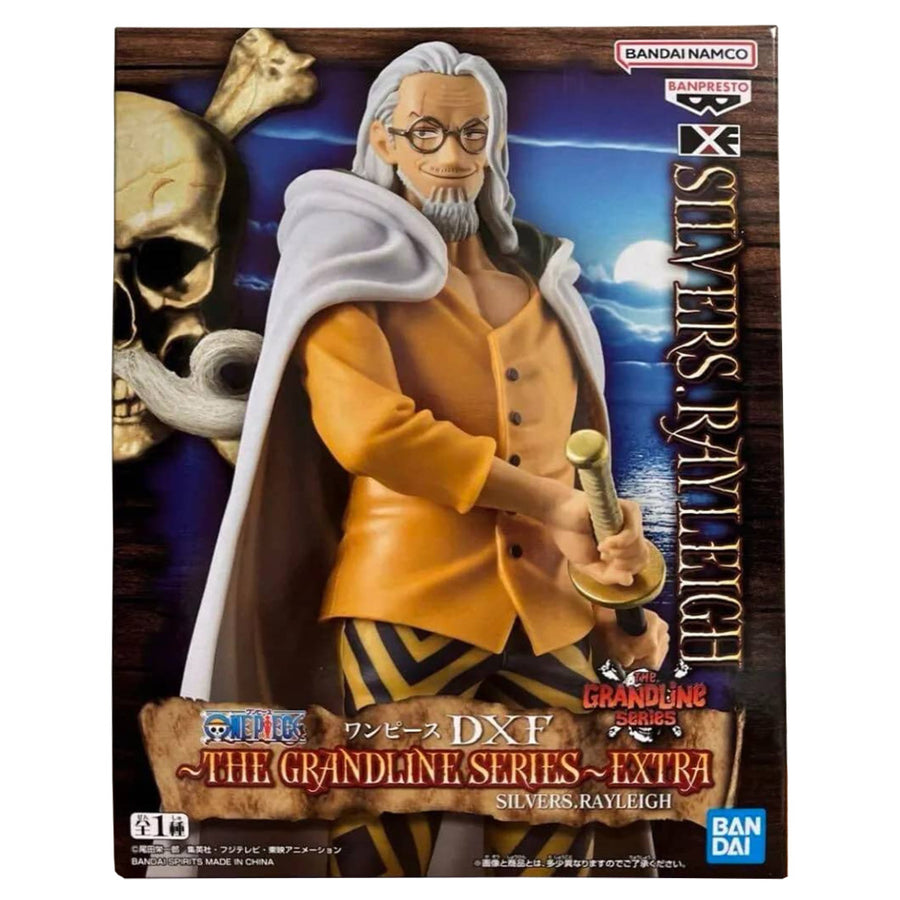 ESTÁTUA BANPRESTO ONE PIECE THE GRANDLINE MEN DXF - SILVERS RAYLEIGH (89901)