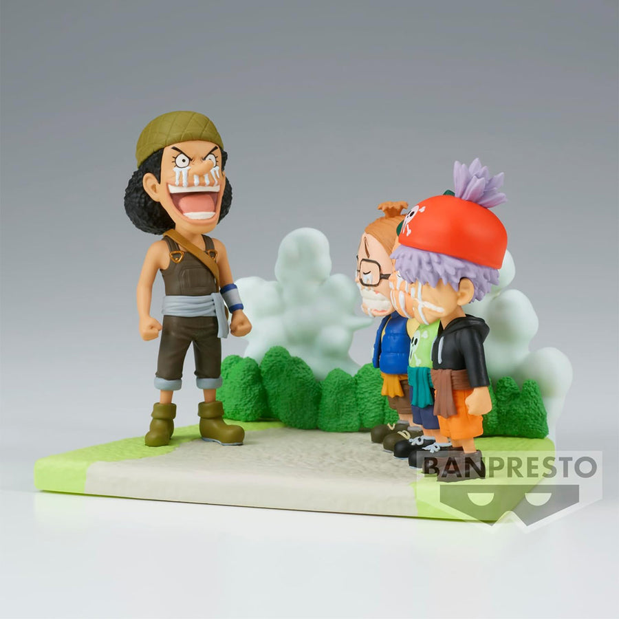 ESTÁTUA BANPRESTO ONE PIECE WCF LOG STORIES - USOPP PIRATES (88096)