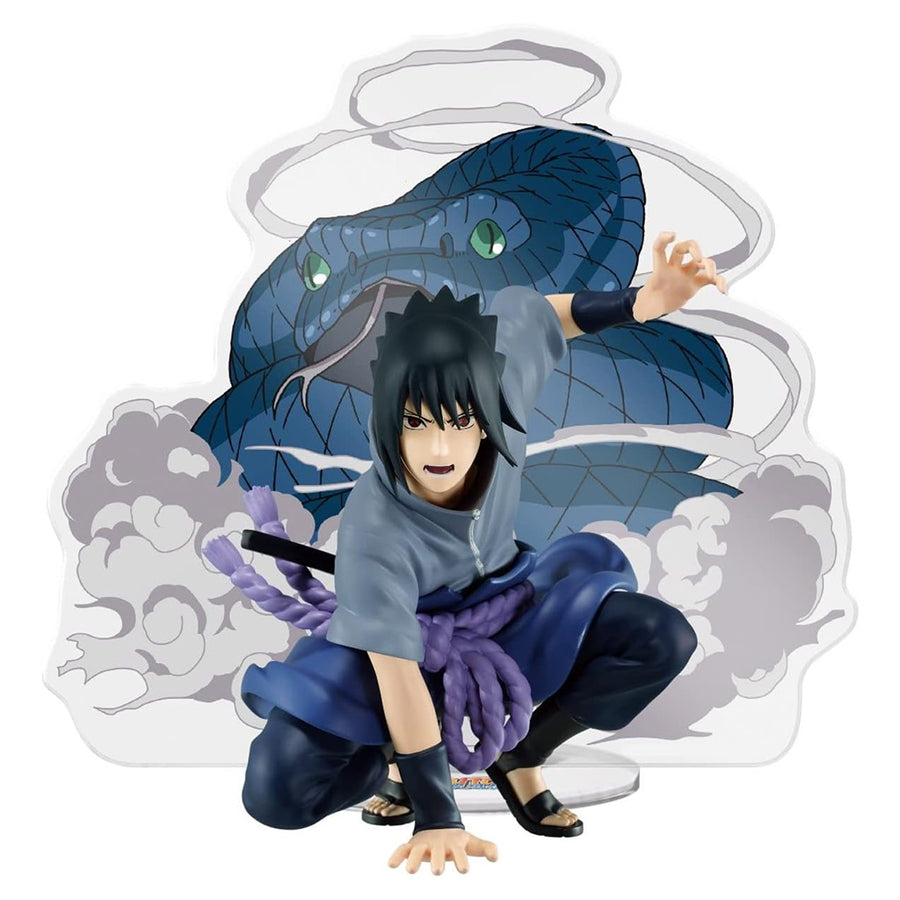 ESTÁTUA BANPRESTO PANEL SPECTACLE CRANENKING NARUTO SHIPPUDEN - UCHIHA SASUKE (85156)