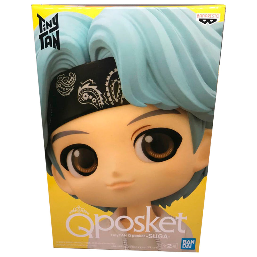 ESTÁTUA BANPRESTO Q POSKET BTS TINYTAN - SUGA (VOLUME 1)