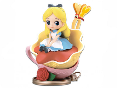 ESTÁTUA BANPRESTO Q POSKET DISNEY CHARACTERS - ALICE (VERSÃO B)