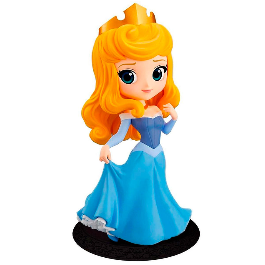ESTÁTUA BANPRESTO Q POSKET DISNEY CHARACTERS - AURORA BLUE DRESS (VERSÃO B)