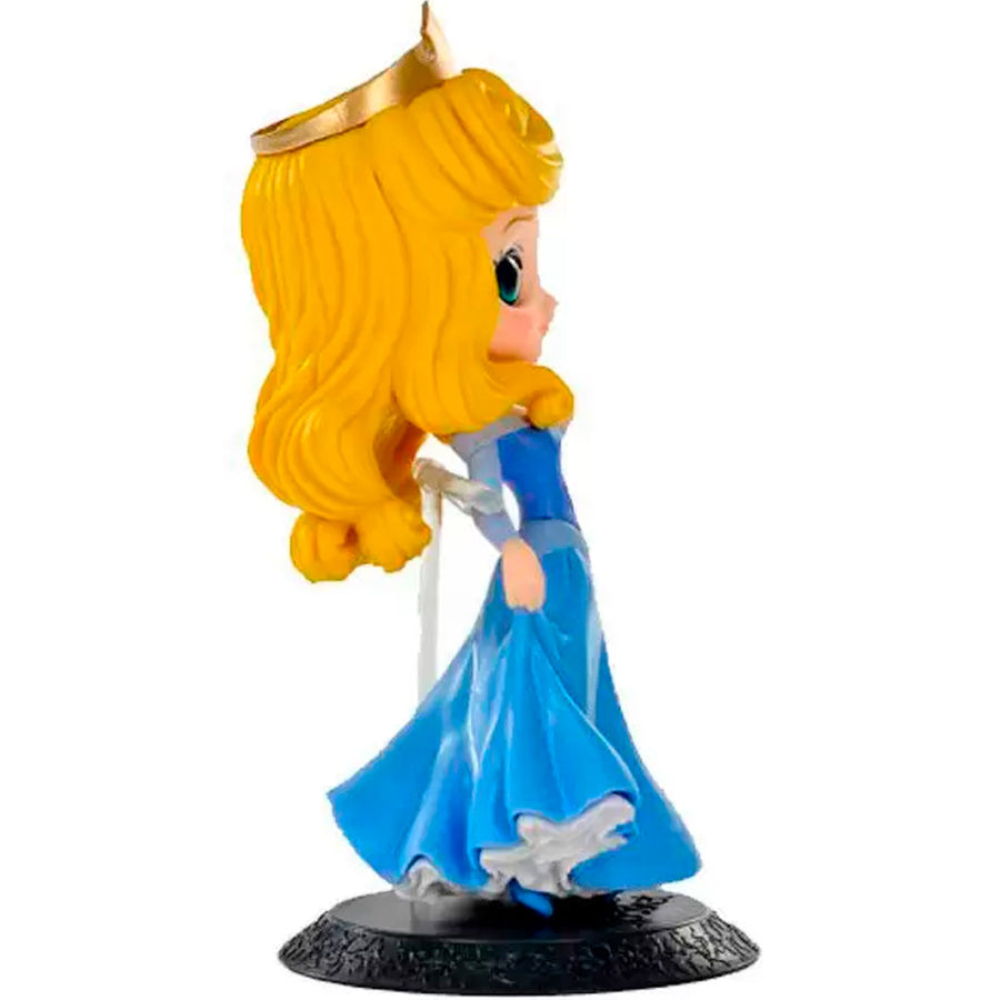 ESTÁTUA BANPRESTO Q POSKET DISNEY CHARACTERS - AURORA BLUE DRESS (VERSÃO B)