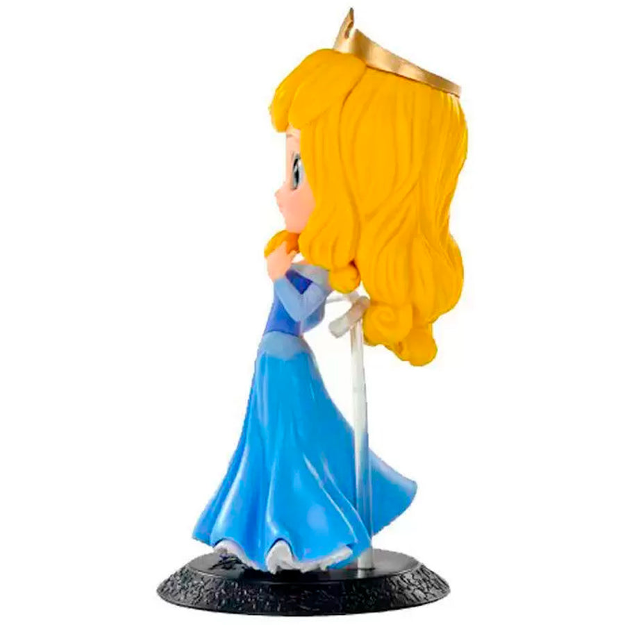 ESTÁTUA BANPRESTO Q POSKET DISNEY CHARACTERS - AURORA BLUE DRESS (VERSÃO B)