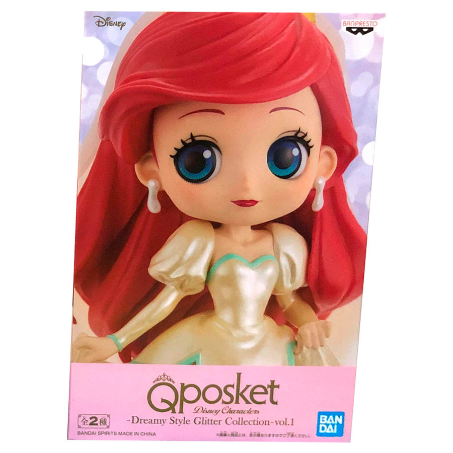 ESTÁTUA BANPRESTO Q POSKET DISNEY CHARACTERS DREAMY STYLE GLITTER - ARIEL
