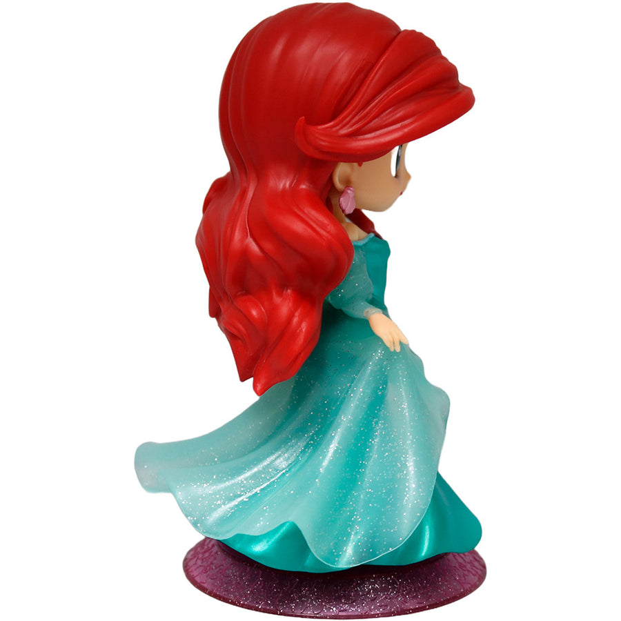 ESTÁTUA BANPRESTO Q POSKET DISNEY THE LITTLE MERMAID GLITTER LINE - ARIEL PRINCESS DRESS