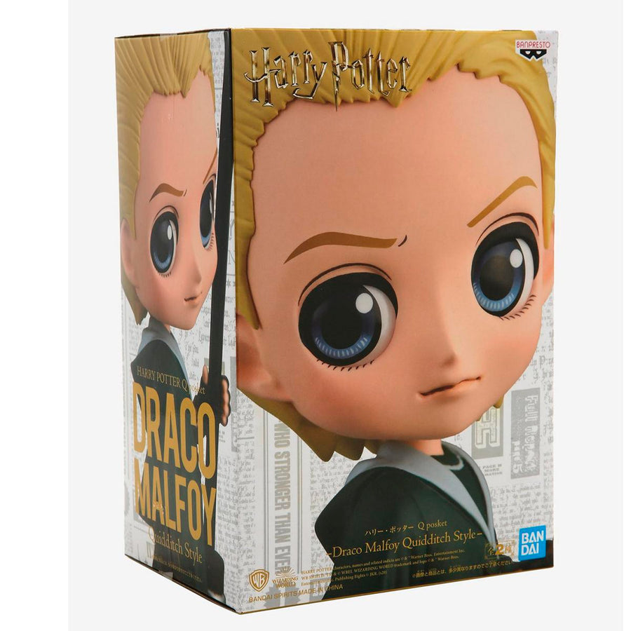 ESTÁTUA BANPRESTO Q POSKET HARRY POTTER - DRACO MALFOY - QUIDDITCH STYLE (VERSÃO A)