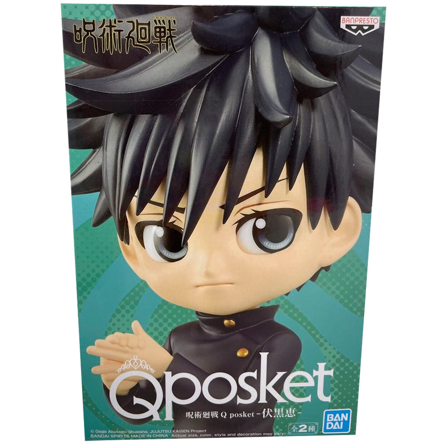 ESTÁTUA BANPRESTO Q POSKET JUJUTSU KAISEN - MEGUMI FUSHIGURO (VERSÃO A)