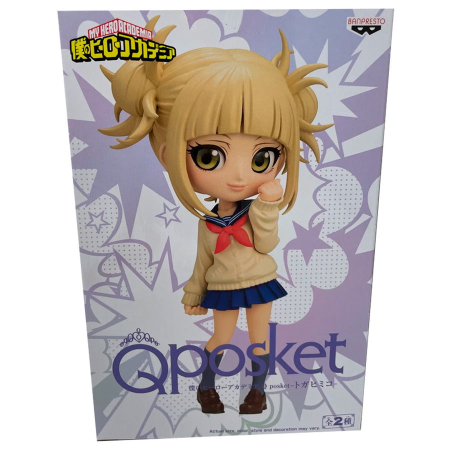 ESTÁTUA BANPRESTO Q POSKET MY HERO ACADEMIA - HIMIKO TOGA (VERSÃO B)