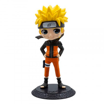 ESTÁTUA BANPRESTO Q POSKET NARUTO SHIPPUDEN - NARUTO UZUMAKI (VERSÃO A)