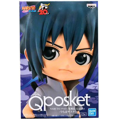 ESTÁTUA BANPRESTO Q POSKET NARUTO SHIPPUDEN - UCHIHA SASUKE (VERSÃO A)
