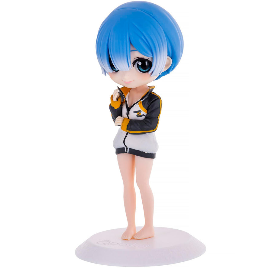 ESTÁTUA BANPRESTO Q POSKET RE:ZERO STARTING LIFE IN ANOTHER WORLD - REM