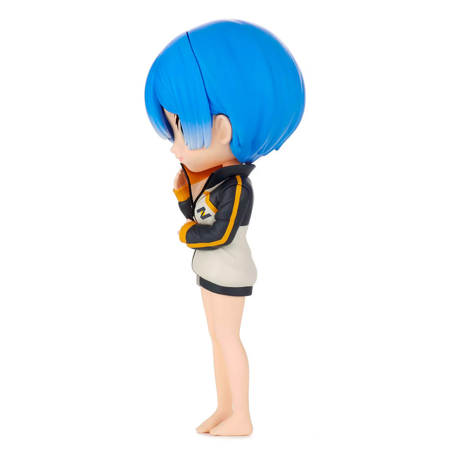 ESTÁTUA BANPRESTO Q POSKET RE:ZERO STARTING LIFE IN ANOTHER WORLD - REM