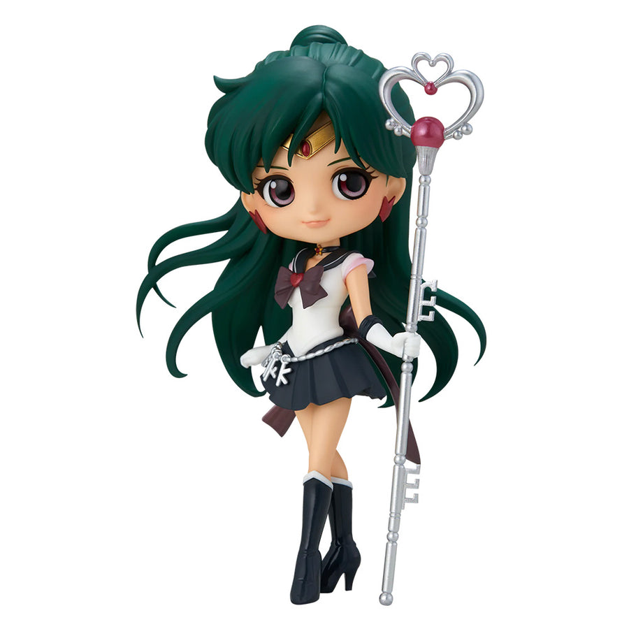 ESTÁTUA BANPRESTO Q POSKET SAILOR MOON ETERNAL - SUPER SAILOR PLUTO (VERSÃO A)