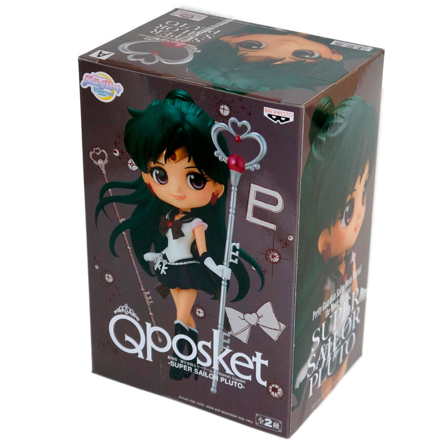 ESTÁTUA BANPRESTO Q POSKET SAILOR MOON ETERNAL - SUPER SAILOR PLUTO (VERSÃO A)