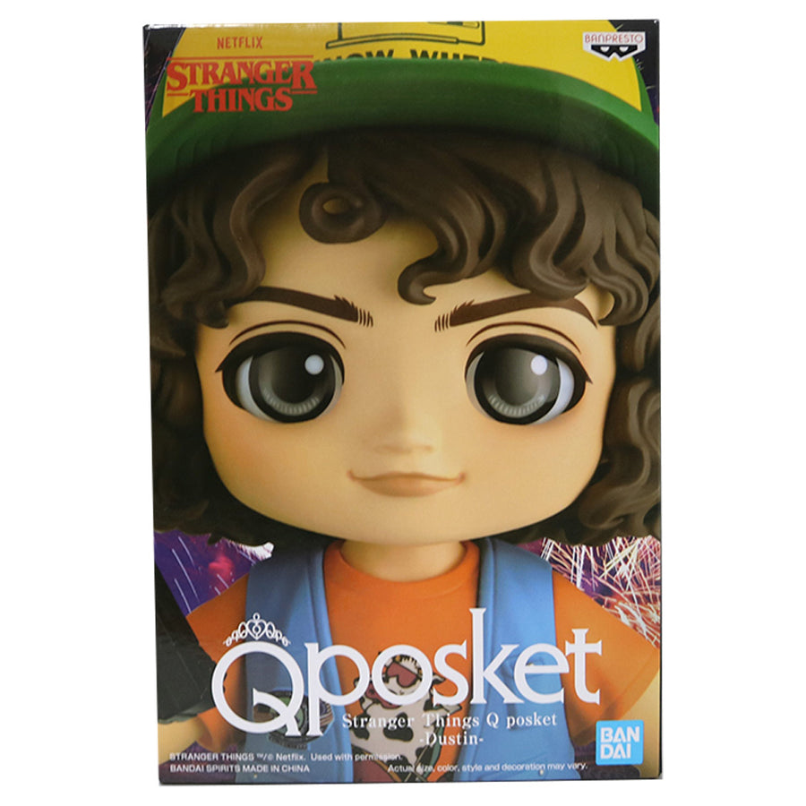 ESTÁTUA BANPRESTO Q POSKET STRANGER THINGS - DUSTIN