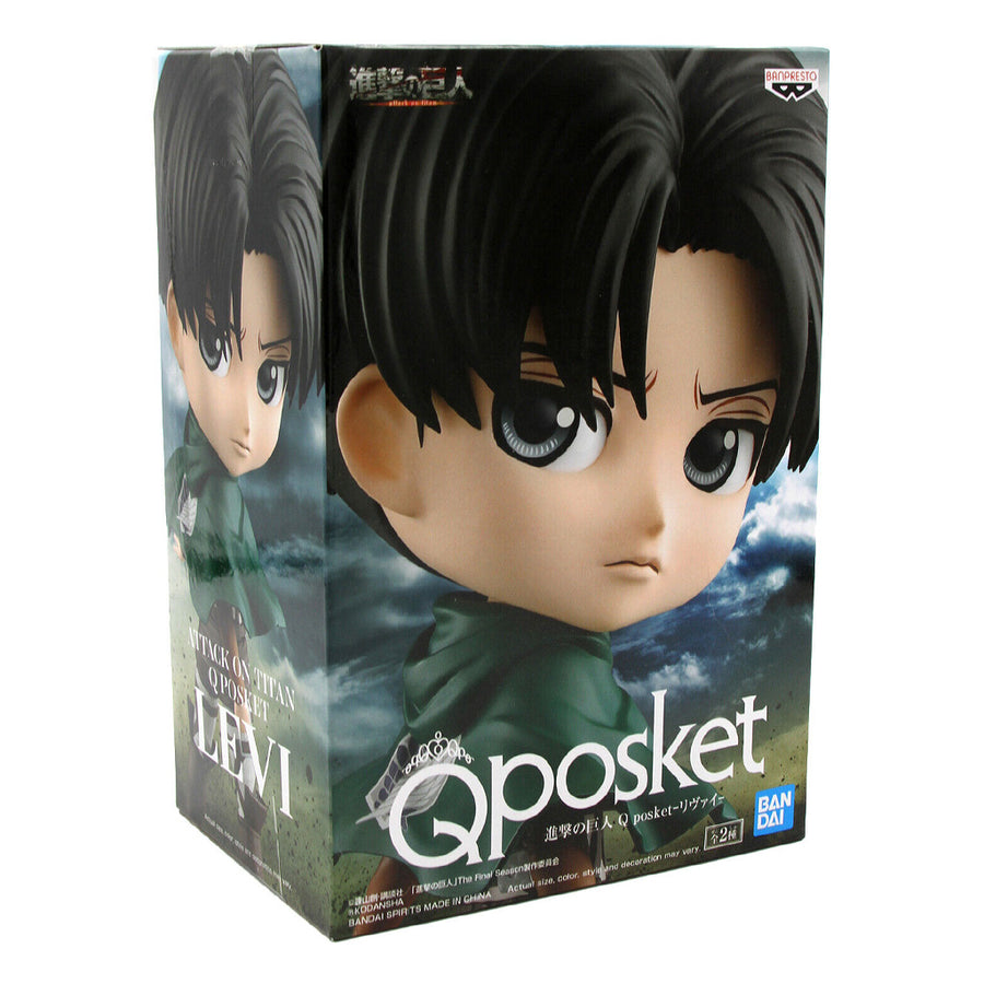 ESTÁTUA BANPRESTO QPOSKET ATTACK ON TITAN - LEVI VER.B (18530)