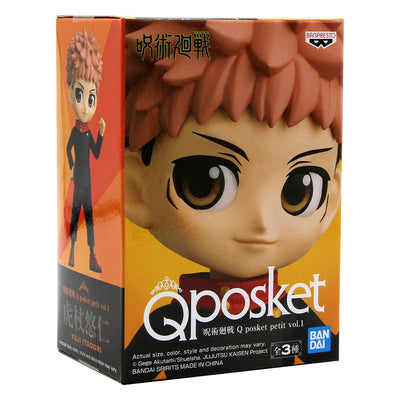 ESTÁTUA BANPRESTO QPOSKET JUJUTSU KAISEN PETIT VOL.1 - YUJI ITADORI 18724