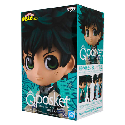 ESTÁTUA BANPRESTO QPOSKET MY HERO ACADEMIA - IZUKU MIDORIYA VERSION A 16791