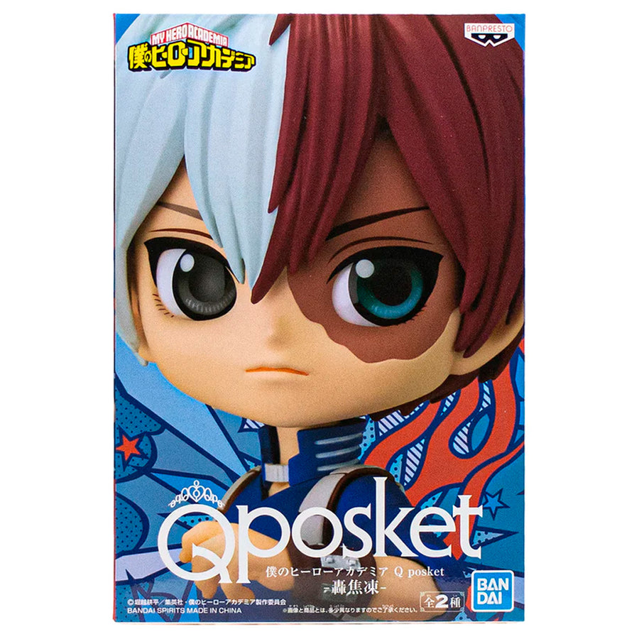 ESTÁTUA BANPRESTO Q POSKET MY HERO ACADEMIA - SHOTO TODOROKI