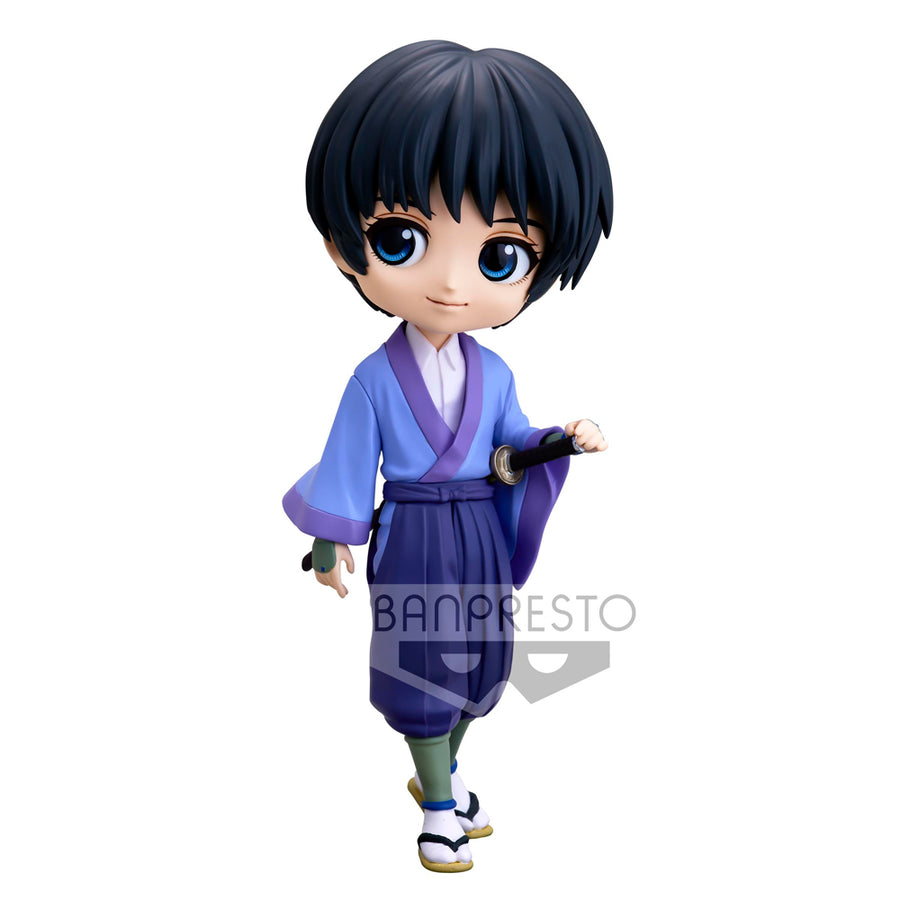 ESTÁTUA BANPRESTO Q POSKET RUROUNI KENSHIN MEIJI - SOJIRO SETA (VERSÃO A)