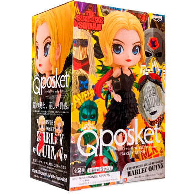 ESTÁTUA BANPRESTO QPOSKET THE SUICIDE SQUAD - HARLEY QUINN (VERSÃO B)