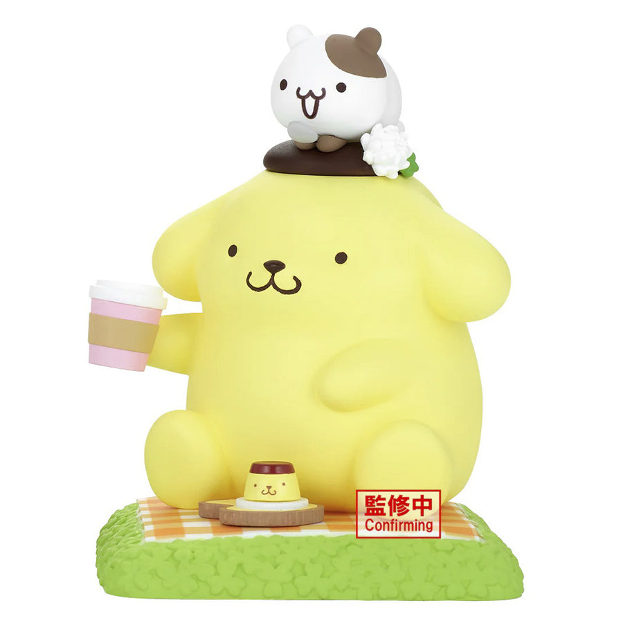 ESTÁTUA BANPRESTO SANRIO CINNAMOROLL NAKAYOSHI MEMORIES - POMPOMPURIN B.VERSION (394)