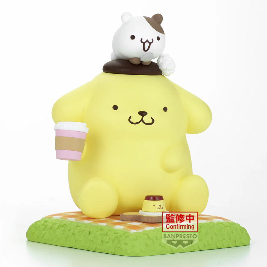 ESTÁTUA BANPRESTO SANRIO CINNAMOROLL NAKAYOSHI MEMORIES - POMPOMPURIN B.VERSION (394)