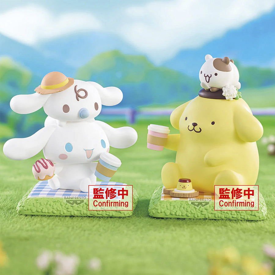 ESTÁTUA BANPRESTO SANRIO CINNAMOROLL NAKAYOSHI MEMORIES - POMPOMPURIN B.VERSION (394)