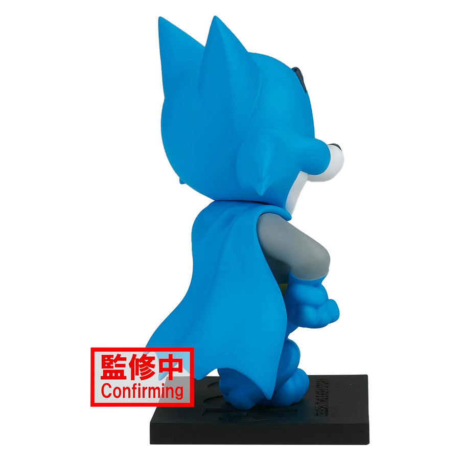 ESTÁTUA BANPRESTO TOM AND JERRY 100TH ANNIVERSARY WARNER BROS - TOM AS BATMAN (84418)