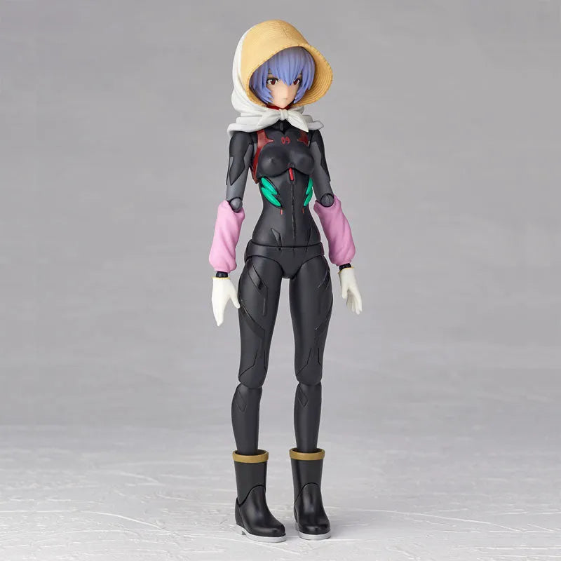 EVANGELION EVOLUTION EV-022 Evangelion: 3.0+1.0 Thrice Upon a Time Rei Ayanami [Name] 3rd Ver.ㅤ – Kaiyodo – ActionFigure Brasil