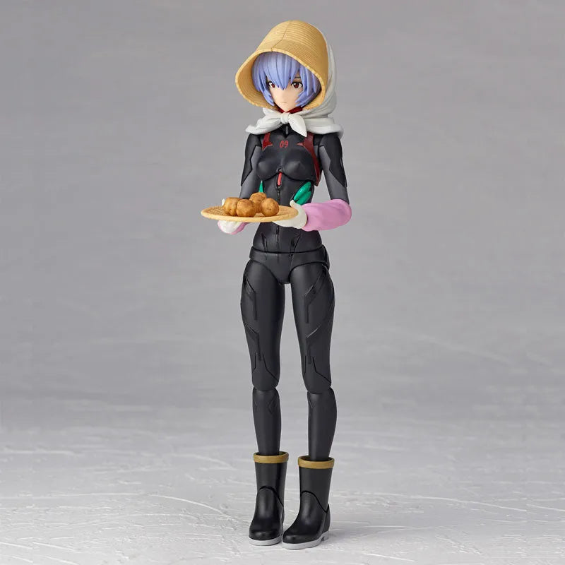 EVANGELION EVOLUTION EV-022 Evangelion: 3.0+1.0 Thrice Upon a Time Rei Ayanami [Name] 3rd Ver.ㅤ – Kaiyodo – ActionFigure Brasil
