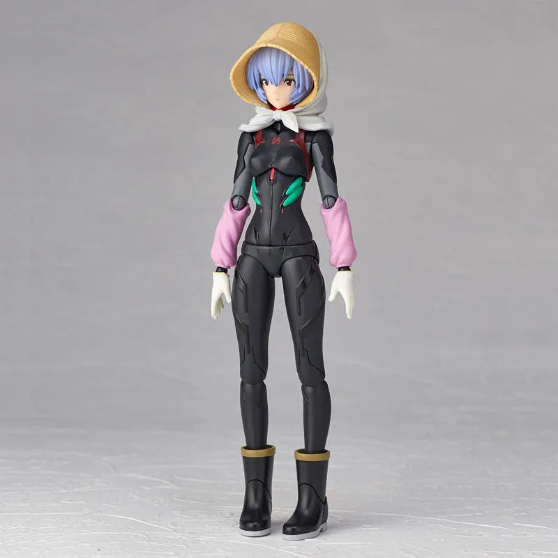 EVANGELION EVOLUTION EV-022 Evangelion: 3.0+1.0 Thrice Upon a Time Rei Ayanami [Name] 3rd Ver.ㅤ – Kaiyodo – ActionFigure Brasil