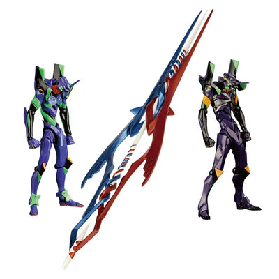 EVANGELION EVOLUTION EV-EX EVA-01 & EVA-13 + Spear of Gaiusㅤ – Kaiyodo – ActionFigure Brasil