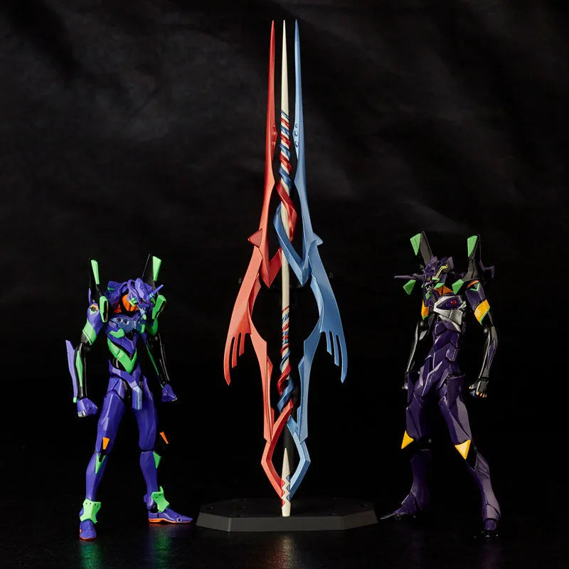 EVANGELION EVOLUTION EV-EX EVA-01 & EVA-13 + Spear of Gaiusㅤ – Kaiyodo – ActionFigure Brasil