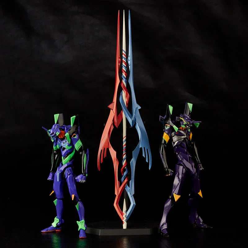 EVANGELION EVOLUTION EV-EX EVA-01 & EVA-13 + Spear of Gaiusㅤ – Kaiyodo – ActionFigure Brasil