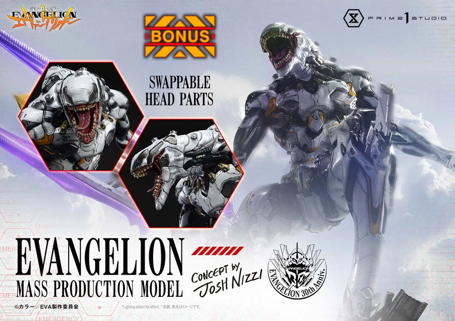 Evangelion Mass Production Model (Deluxe Bonus Version) NEON GENESIS EVANGELION – Prime1Studio – ActionFigure Brasil