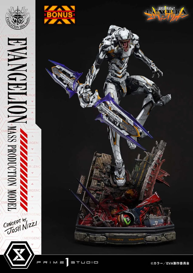 Evangelion Mass Production Model (Deluxe Bonus Version) NEON GENESIS EVANGELION – Prime1Studio – ActionFigure Brasil