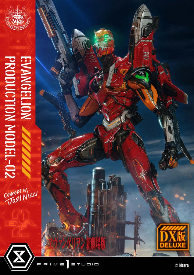 Evangelion Production Model-02 (Deluxe Bonus Version) Evangelion – Prime1Studio – ActionFigure Brasil