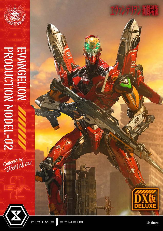 Evangelion Production Model-02 (Deluxe Bonus Version) Evangelion – Prime1Studio – ActionFigure Brasil